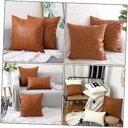 Cabilock 2pcs Nordic Style Throw Pillow Covers with Fringe