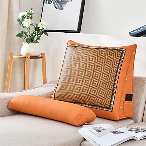 Summer Cool Sofa Wedge Pillow with Round Support