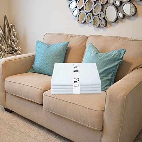 6Pcs Sheet Organizers with Labels Space-Saving Bedding Bands