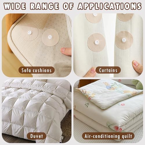 Dayinkes 24-Pack Duvet Clips for Comforter Quilts