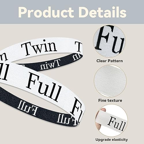 Bozenu Sheet Organizers 4PCS Full Size Elastic Bed Sheet Straps