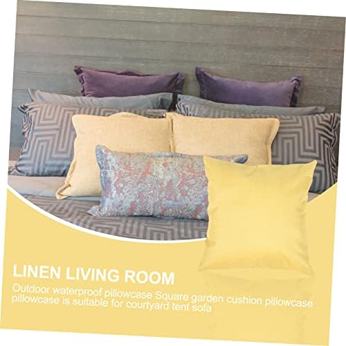 ERINGOGO Linen Waterproof Throw Pillow Cover for Home and Garden