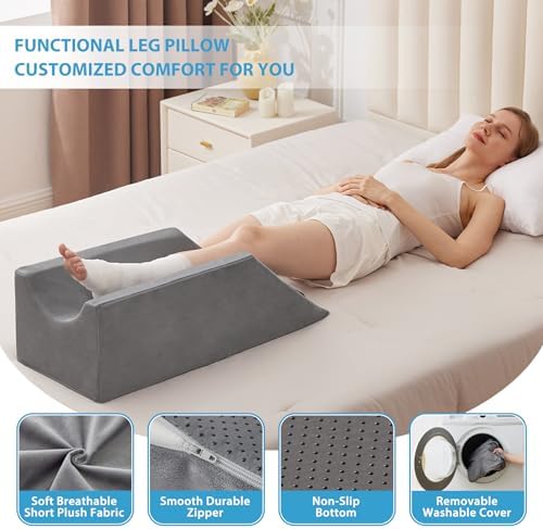 MEGCXIT Leg Elevation Pillow for Post Surgery Recovery