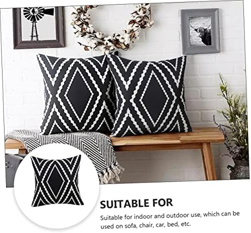 Zerodeko Geometric Plush Pillow Cover