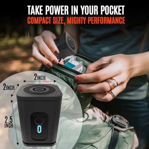 TIALLY Portable Air Pump - 2400mAH Rechargeable for Inflatables