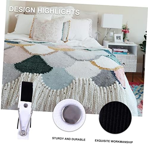 4Pcs Adjustable Bed Sheet Clips with Metal Buckle