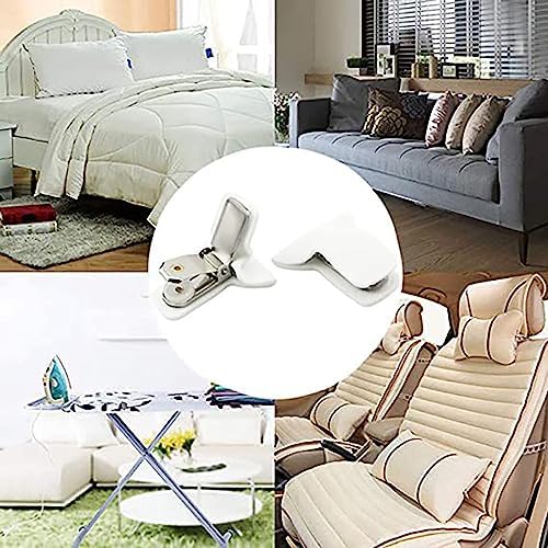 QPINGH Duvet Clips 4 Pack for Comforter Fastening