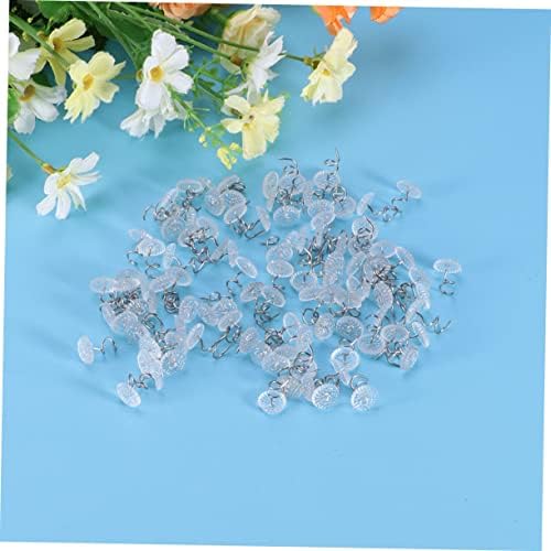 Cabilock 150Pcs Spiral Push Pins for Bed Skirts and Upholstery