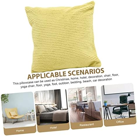 PRETYZOOM 2PCS Plush Corn Cob Throw Pillow Covers