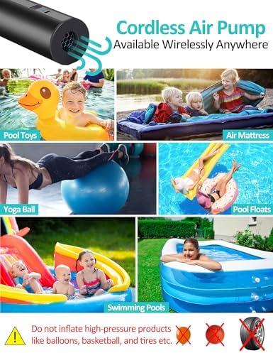 LIBERRWAY Cordless Air Pump for Inflatables