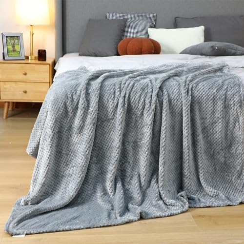 Newwiee Waffle Textured Throw Blanket 4 Pcs