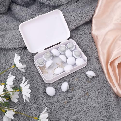 16pcs Durable Duvet Button Fasteners with Non-Slip Clips