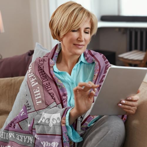 Kazdan Retirement Gift Blanket 50x60 for Women