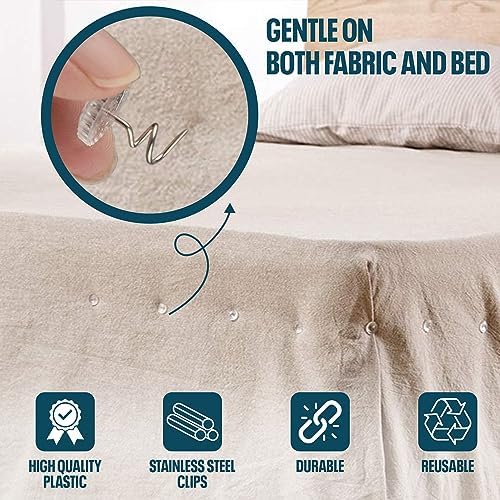 PinTight Bed Sheet Holder Fasteners for All Mattress Sizes