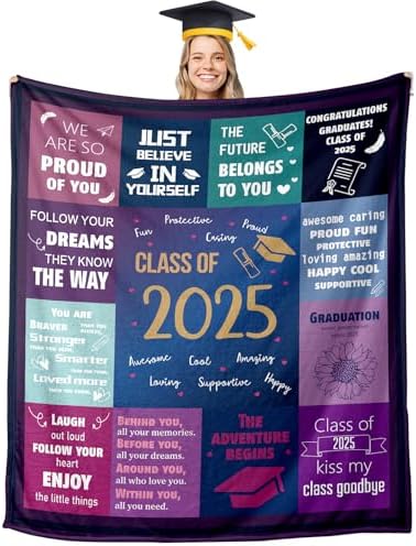 2025 Graduation Throw Blanket for Her Him 1