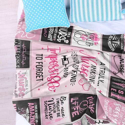 Nurse Gifts for Women Throw Blanket 60 x 50