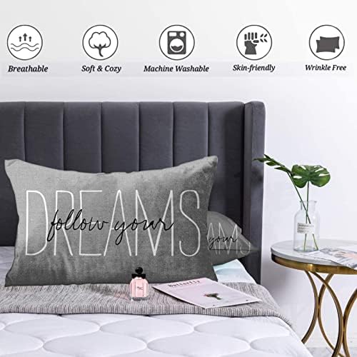 Emvency Throw Pillow Cover Rustic Gray