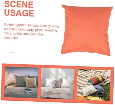MAGICLULU 3pcs Linen Pillow Covers for Outdoor Patio Use