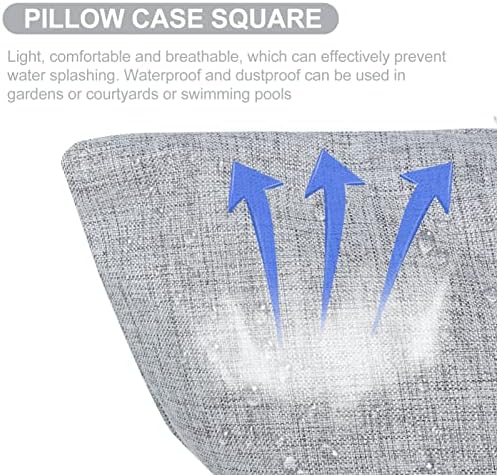Amosfun 3PCS Linen Pillow Covers for Home Outdoor Use 1