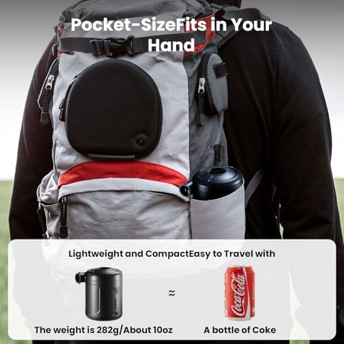 NIBBaNACAL Portable Air Pump with 6000mAh Battery