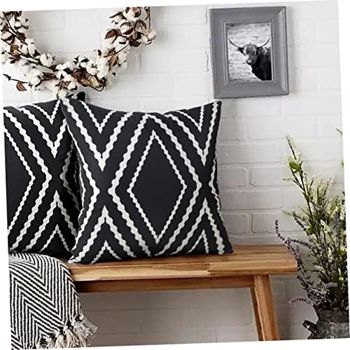 PRETYZOOK Geometric Throw Pillow Covers for Home Decor