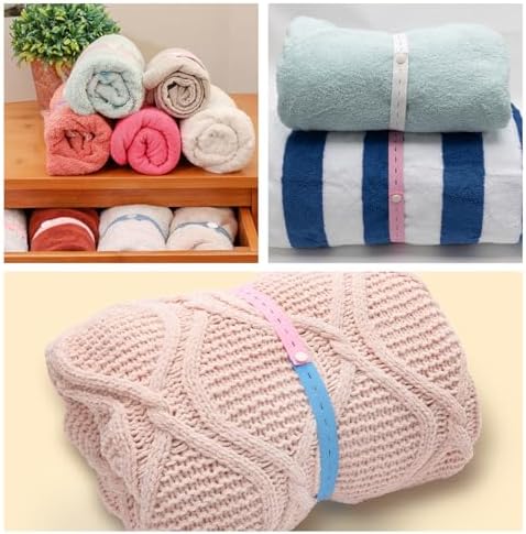 8 Pack Duvet Clips with 3 Elastic Bands for Bedding