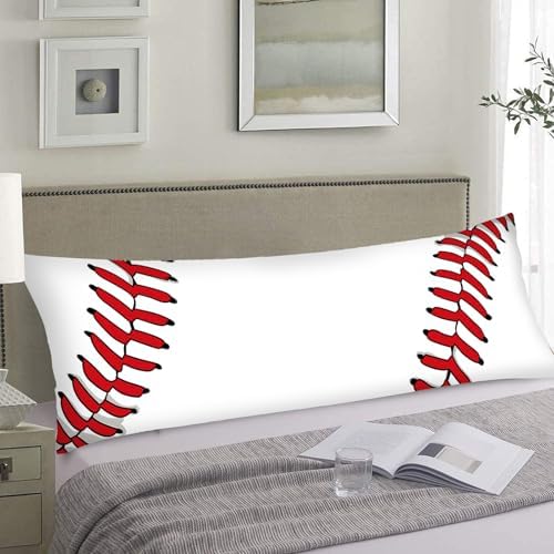 DINJUNA Sports Themed Body Pillow Cover 20x54 1