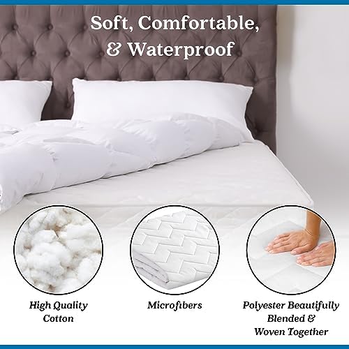 Waterguard Quilted Cotton Mattress Pad Full XL