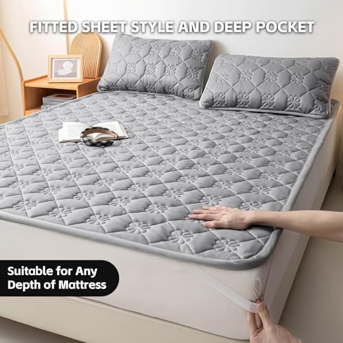 PAJEO 3-Piece Waterproof Bedding Set - Full Mattress Pillow Protectors