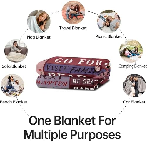 Spwasplo Retirement Gift for Woman 60x50 Flannel Throw