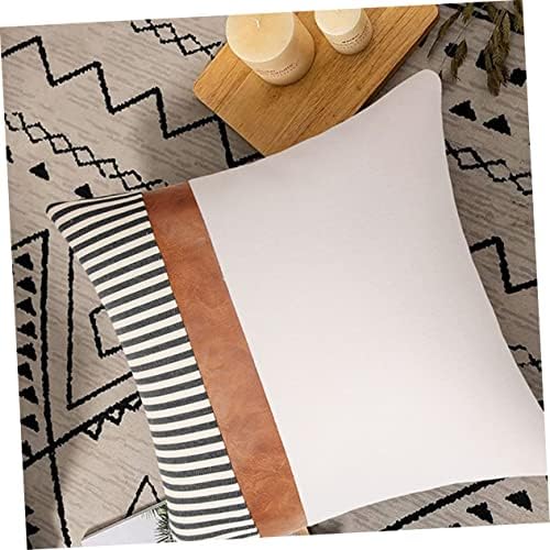 MAGICLULU Modern Throw Pillow Covers White
