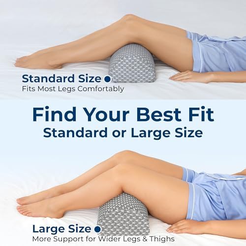 5 STARS UNITED Knee Pillow Memory Foam Back Sleep Support