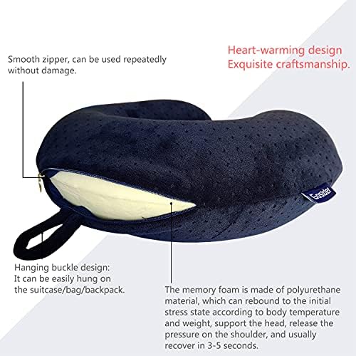 Gosider Memory Foam Travel Pillow U Shape