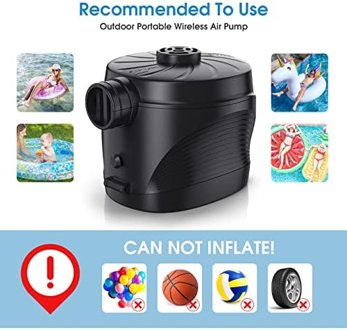 HUGERSTONE Electric Air Pump for Mattress and Inflatable Toys