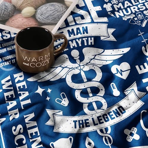 Male Nurse Gifts Blanket 60 x 50