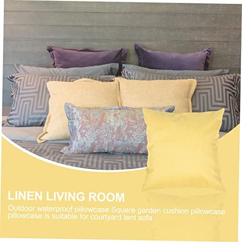 DONFAMDS Waterproof Pillow Cover for Outdoor Use
