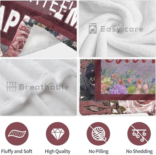 Spwasplo Retirement Gift for Woman 60x50 Flannel Throw