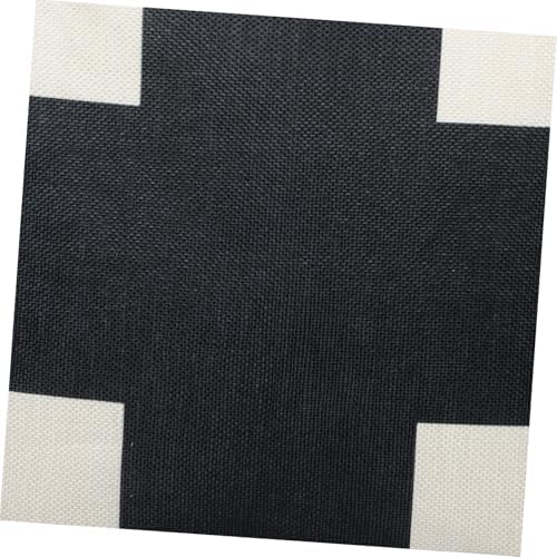 CHILDWEET Square Cross Pattern Linen Pillowcase
