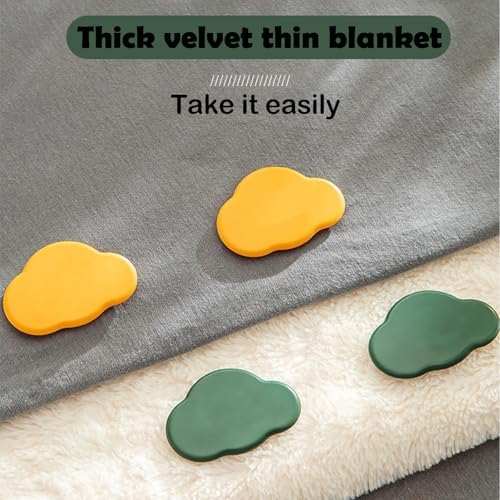 4 Pack Duvet Clips for Bedding Accessories