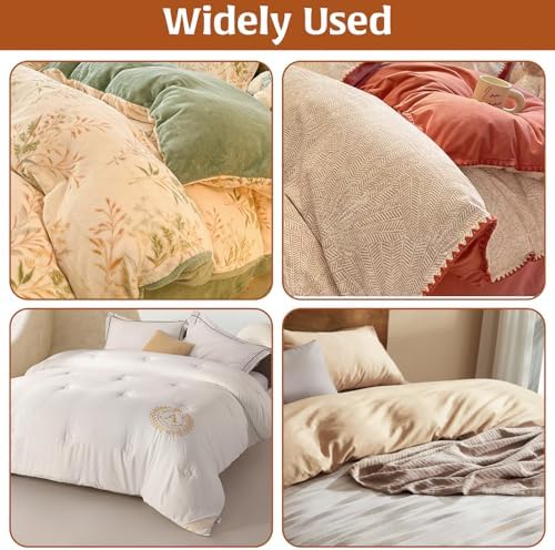 16Pcs White Duvet Clips for Comforter Stability 1
