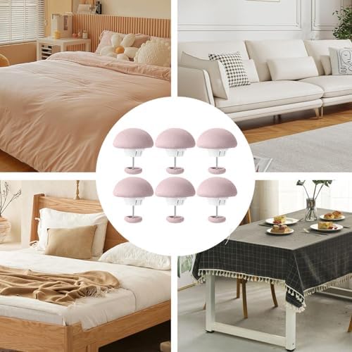 6-Pack Duvet Cover Clips - Comforter Fasteners For Thick Fabrics