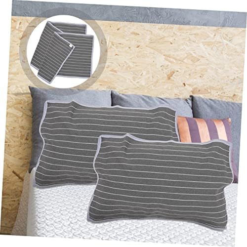 Alipis 2pcs Zip Pillow Protectors Breathable Reusable Bed Decor