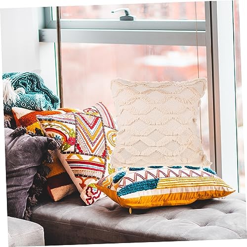TOGEVAL Soft Plush Pillowcase Set for Sofa Bed