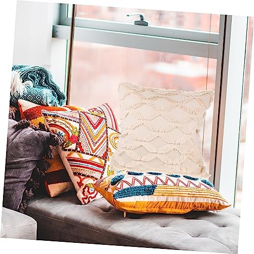 Supple Throw Pillow Cover for Sofa and Bed Use