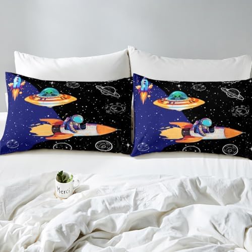 Castle Fairy Astronaut Sheet Set Twin Size 1 Pillowcase