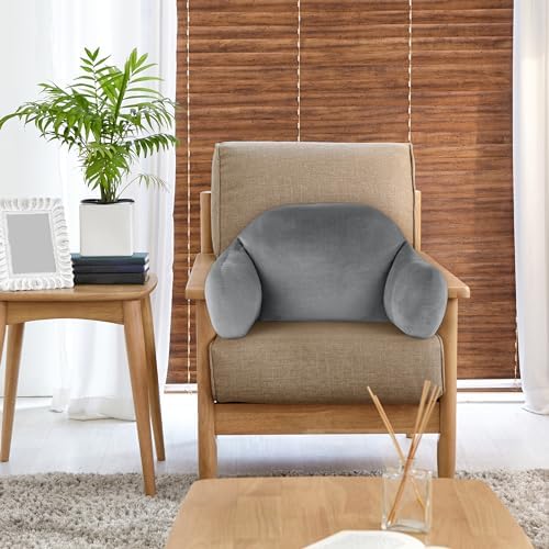 MABOZOO Recliner Lumbar Support Pillow Grey