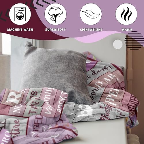 Kazdan Retirement Gift Blanket 50x60 for Women