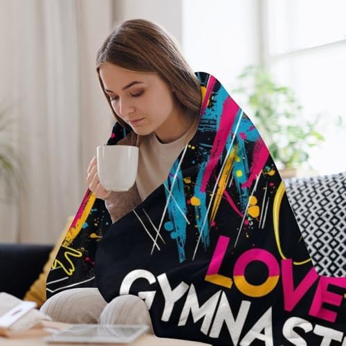 Begarm Gymnastics Throw Blanket for Girls and Kids 1