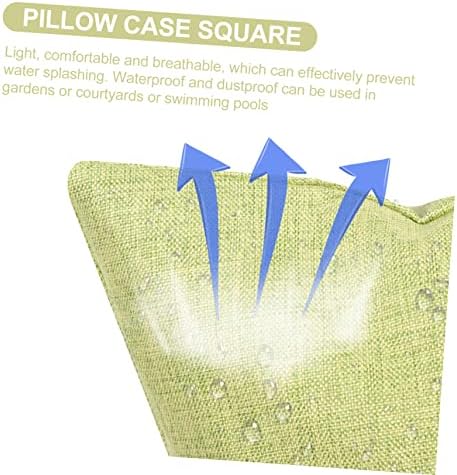 Garneck 4PCS Waterproof Pillow Covers for Home and Outdoor Use