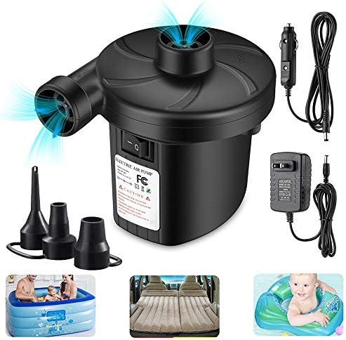 Techshare Air Pump for Air Mattress and Inflatables